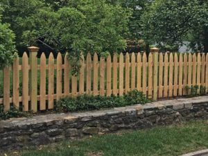 Wood Picket Fence