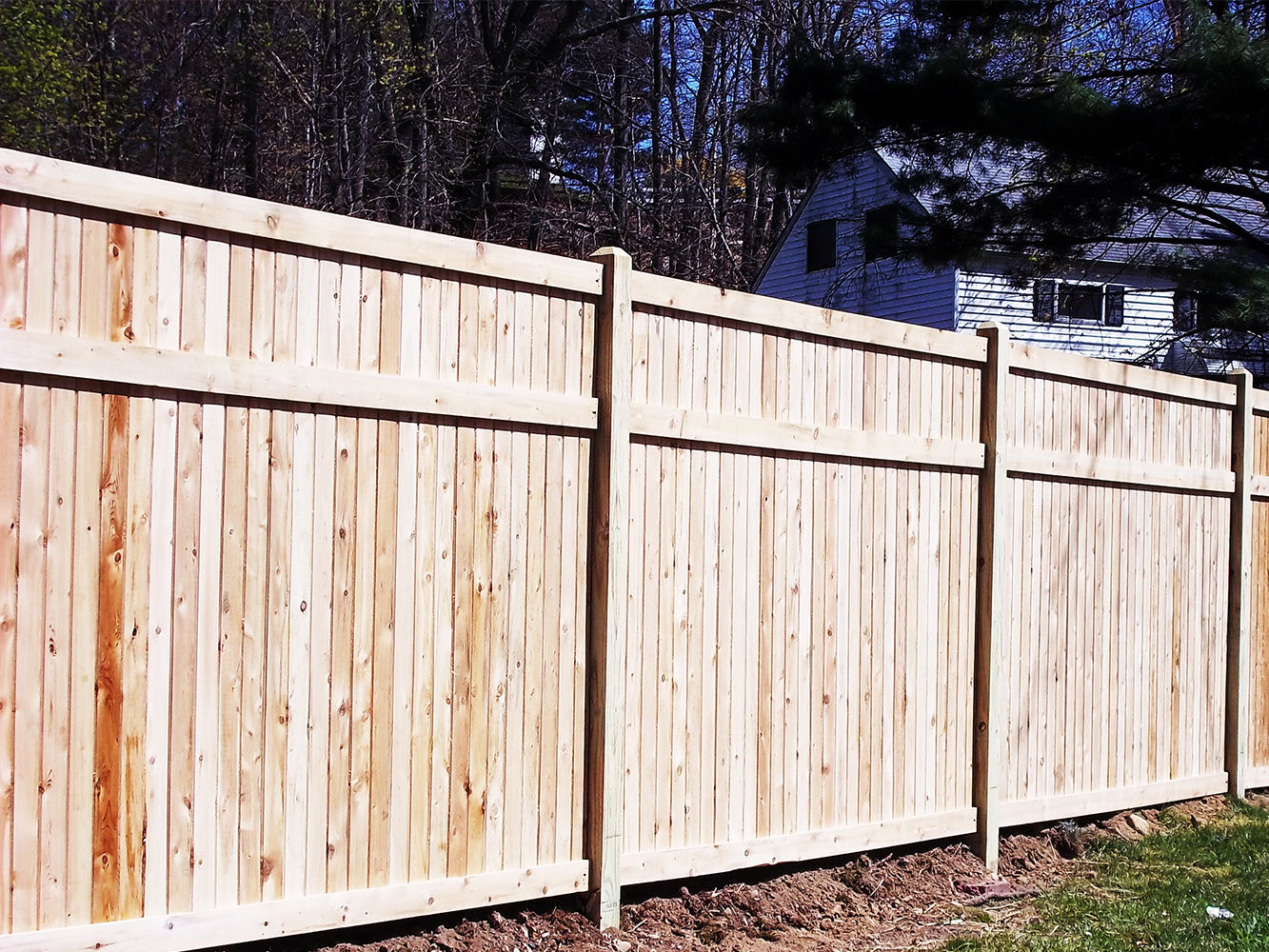 Photo of a Mahopac, NY wood fence