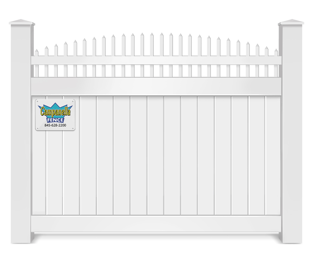 Vinyl fence - V3700 Tongue & Groove Picket Top style