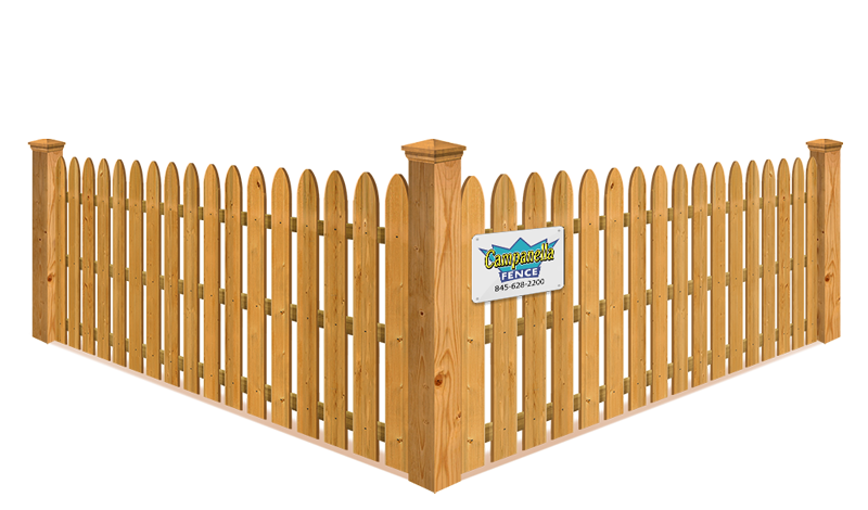 wood fence company in Putnam County & Westchester County, NY - White Cedar Spaced Picket style