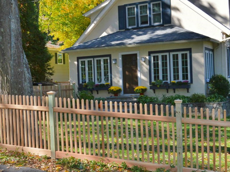 wood fence Rye Brook New York