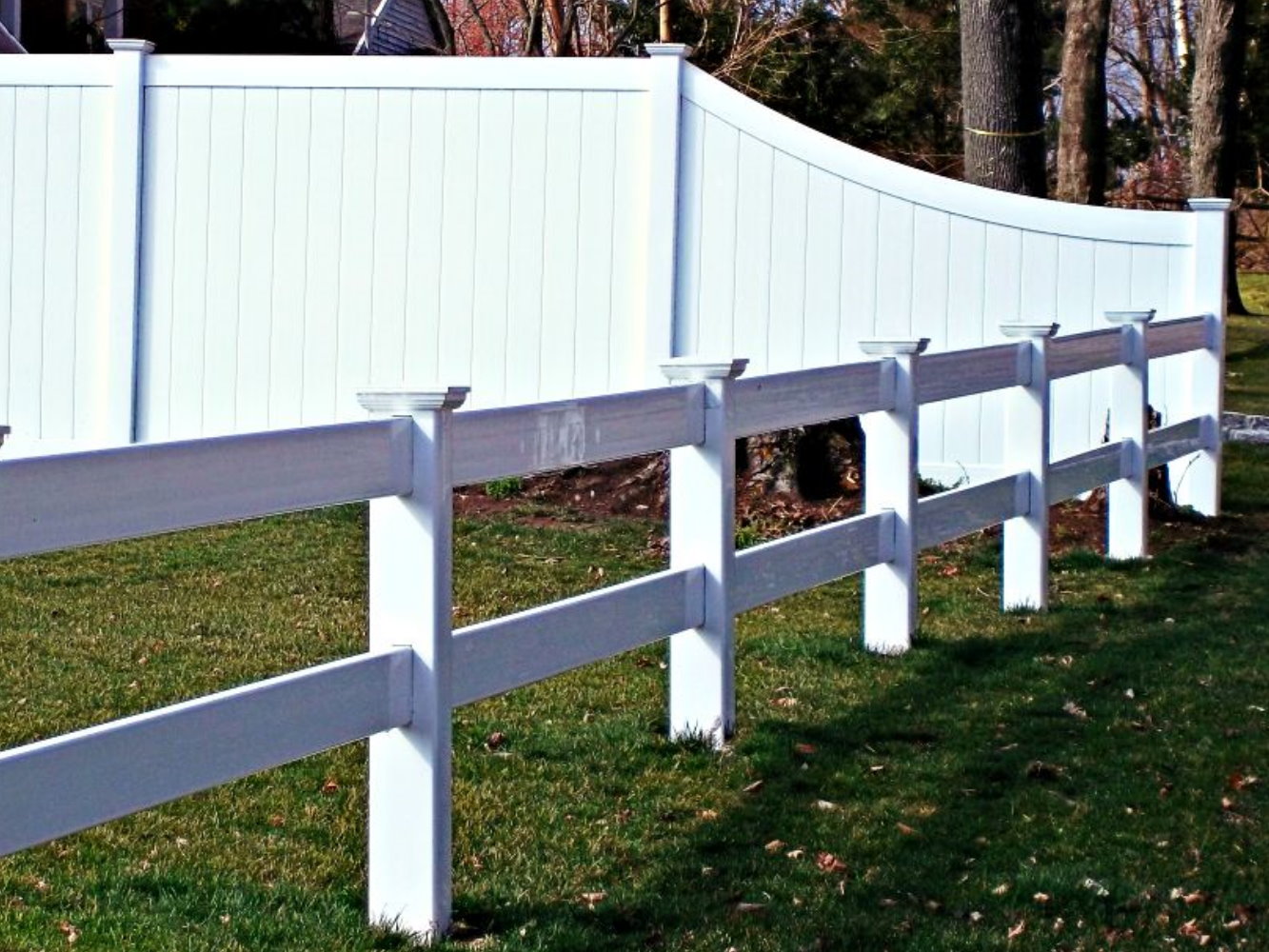 Rye New York vinyl privacy fencing